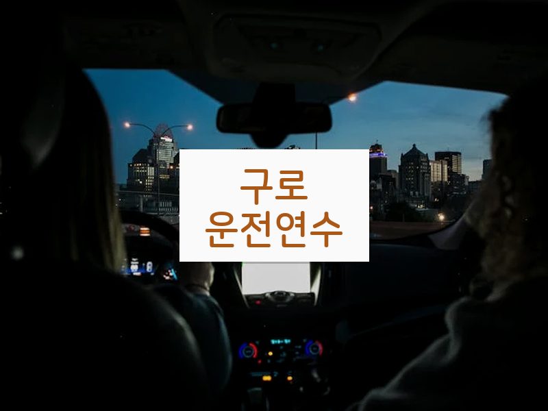 구로운전연수 후기