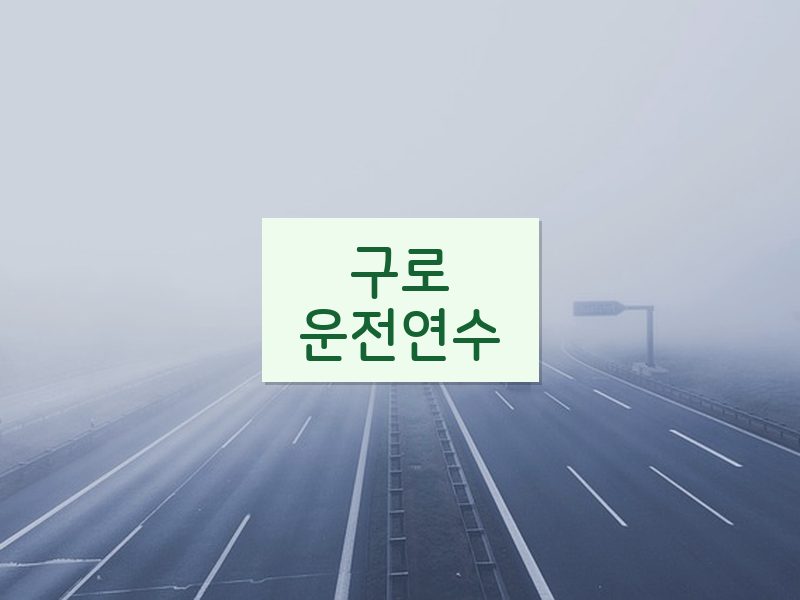 구로운전연수 후기