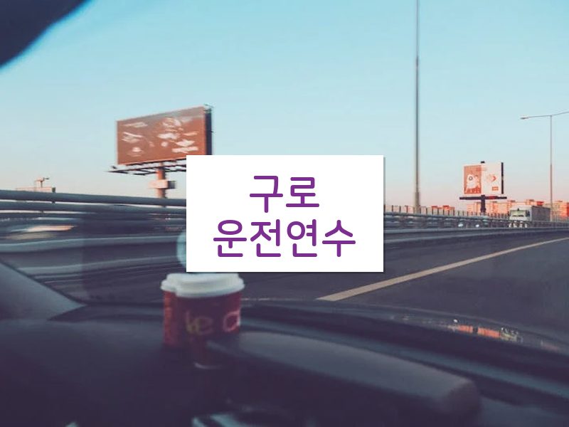 구로운전연수 후기