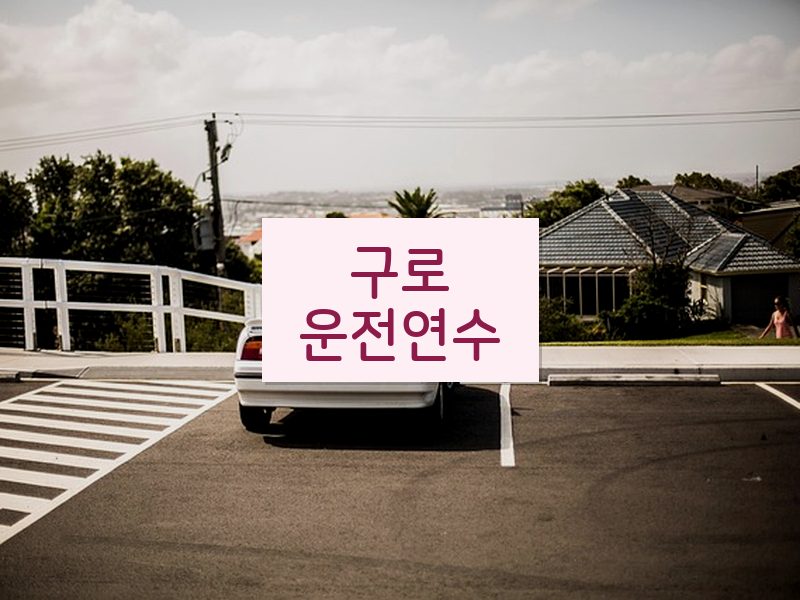 구로운전연수 후기
