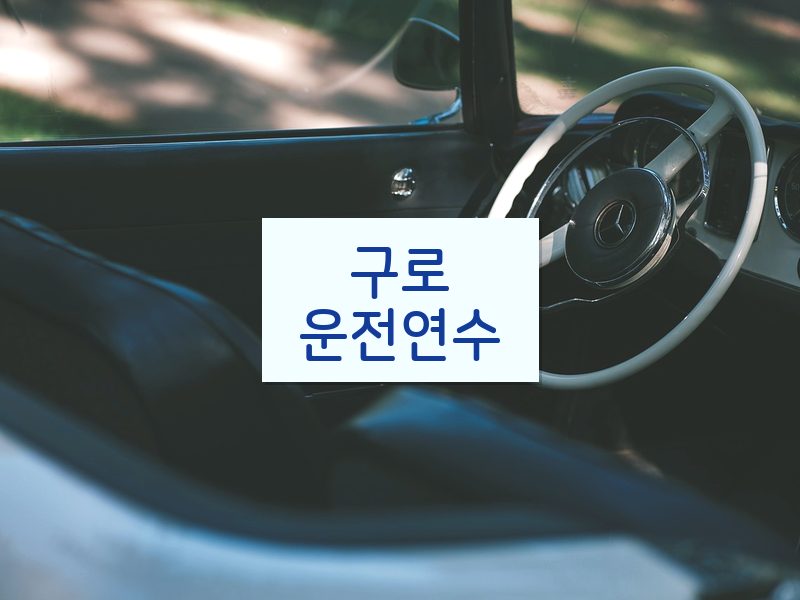구로운전연수 후기