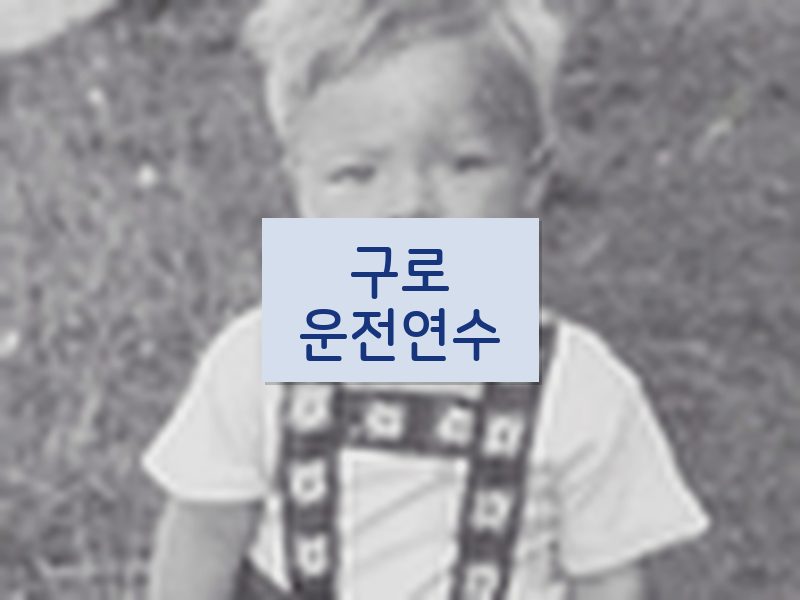 구로운전연수 후기