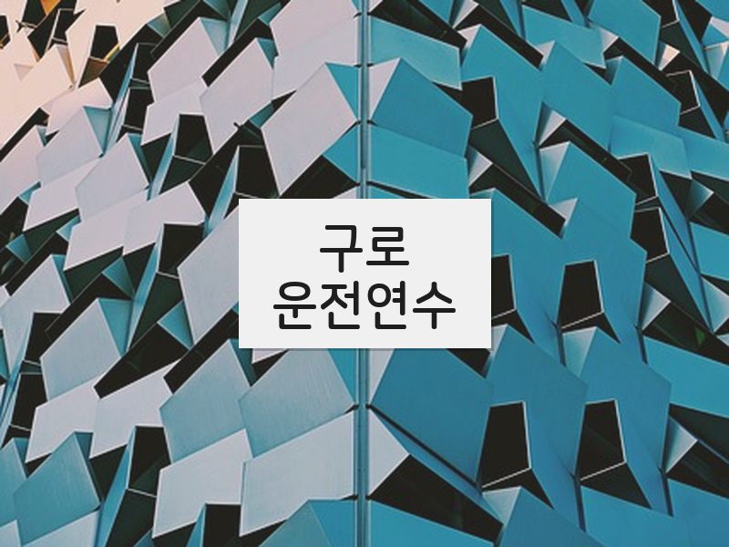 구로운전연수 후기