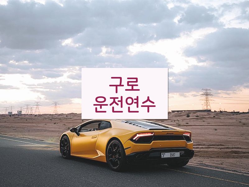 구로운전연수 후기