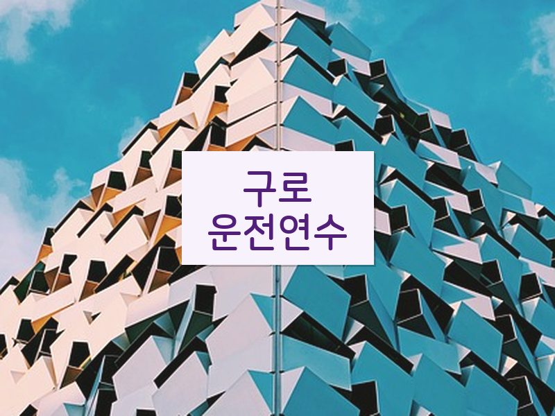 구로운전연수 후기