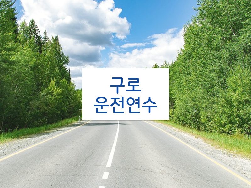 구로운전연수 후기