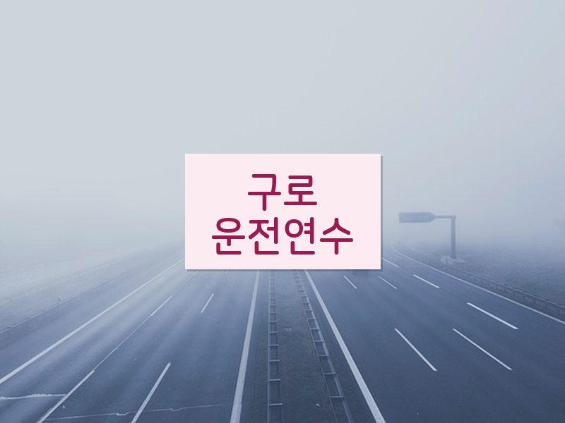 구로운전연수 후기