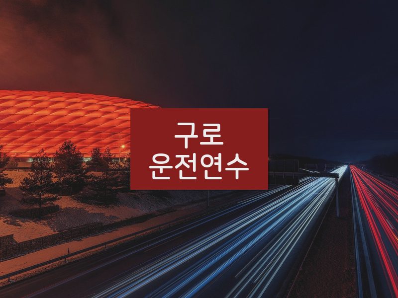구로운전연수 후기