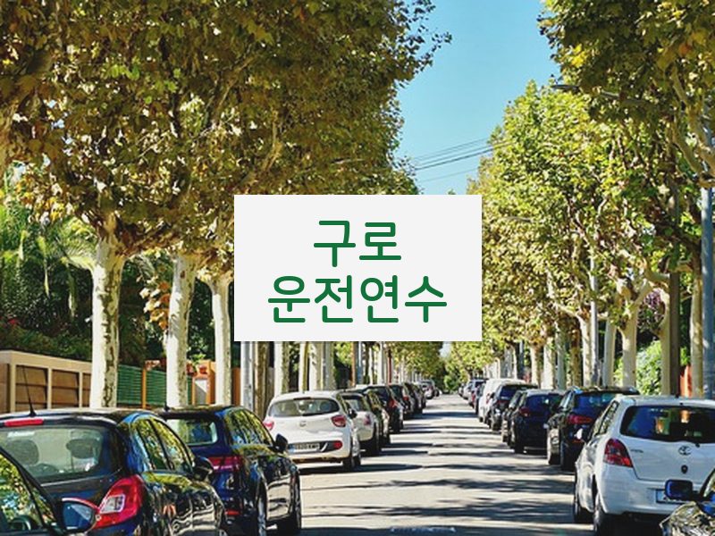 구로운전연수 후기