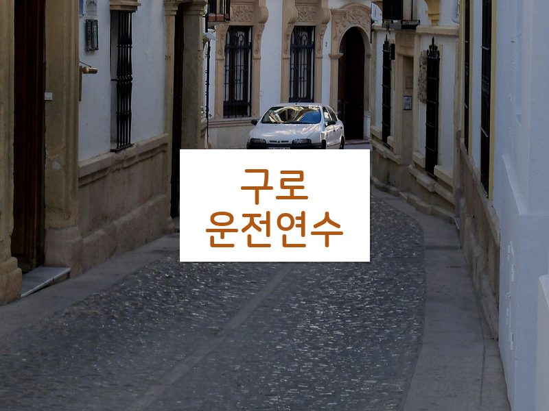 구로운전연수 후기