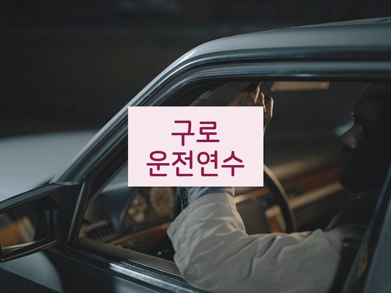 구로운전연수 후기