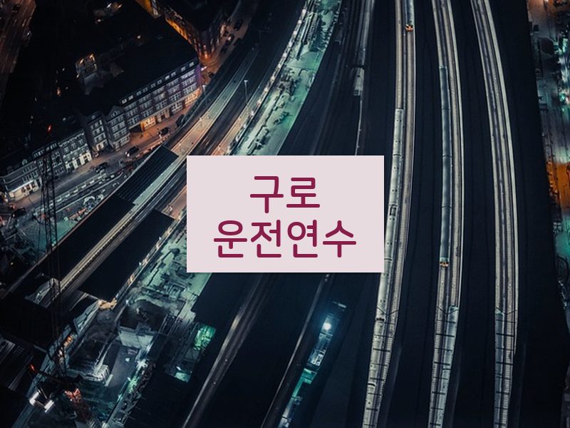 구로운전연수 후기