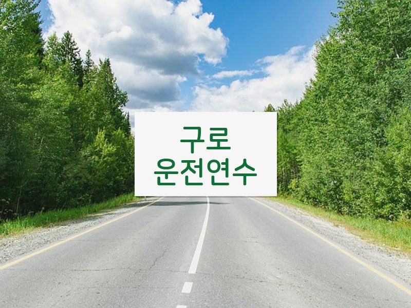 구로운전연수 후기