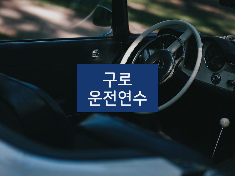구로운전연수 후기