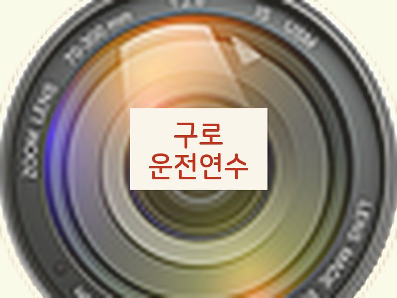 구로운전연수 후기