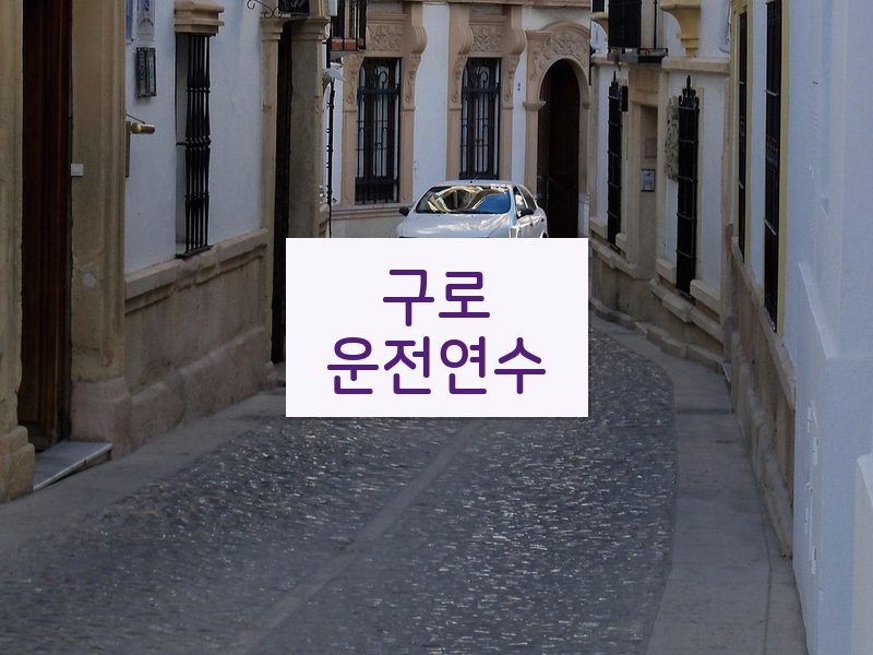 구로운전연수 후기