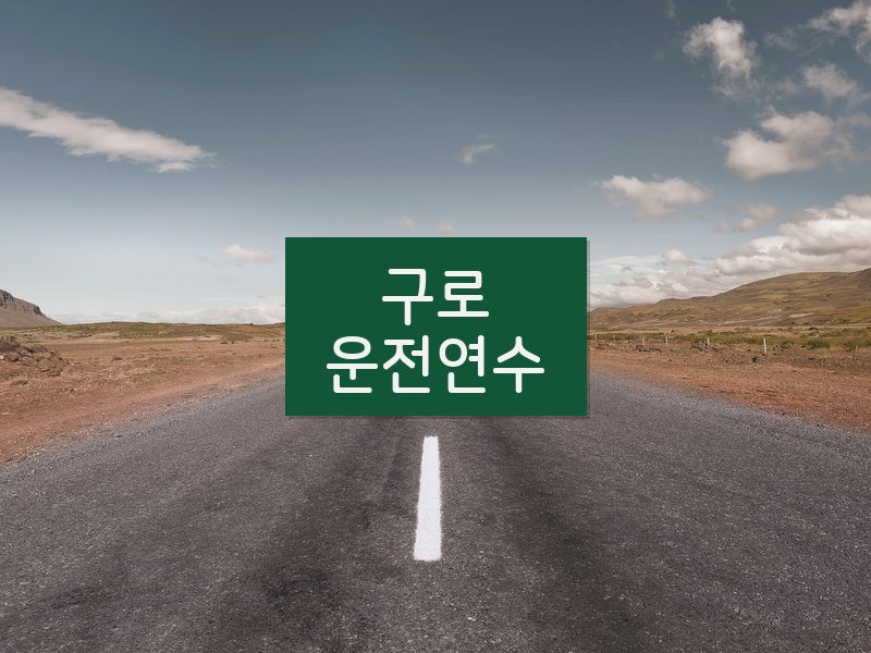 구로운전연수 후기