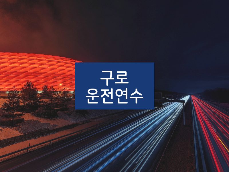 구로운전연수 후기