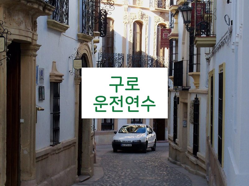 구로운전연수 후기