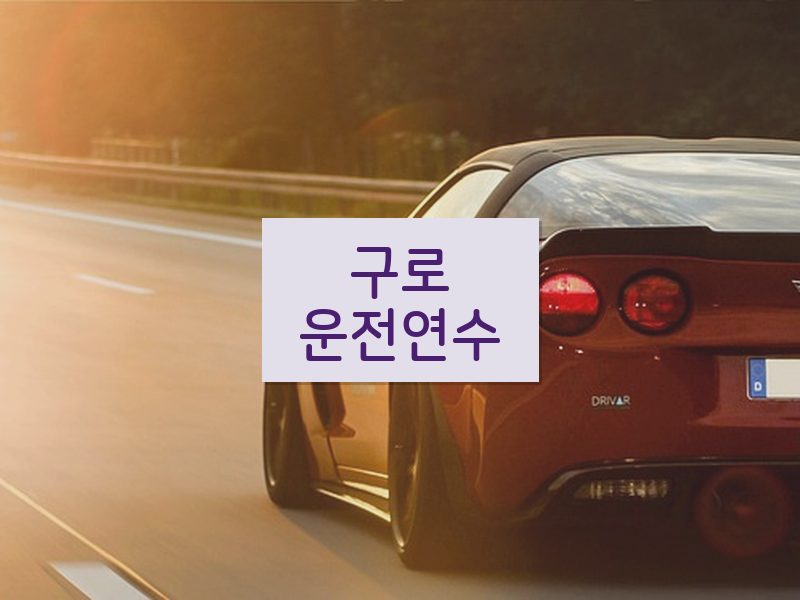 구로운전연수 후기