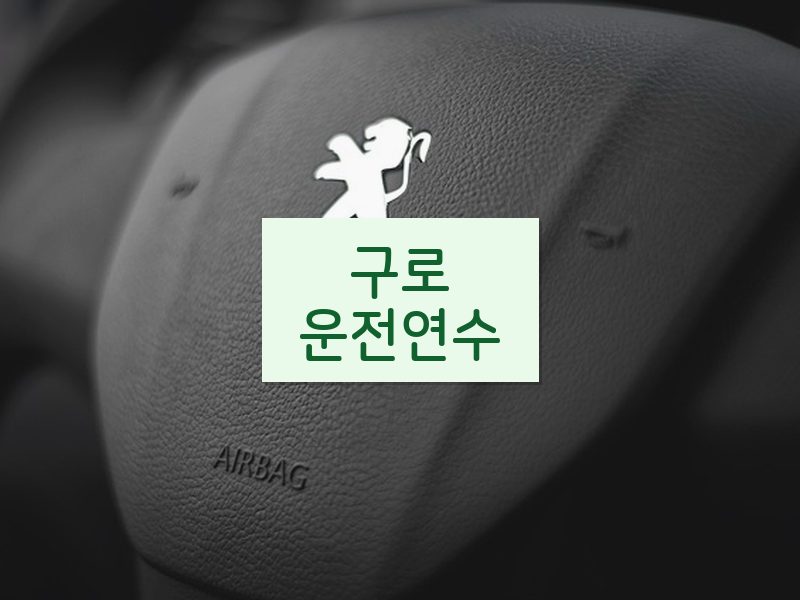 구로운전연수 후기