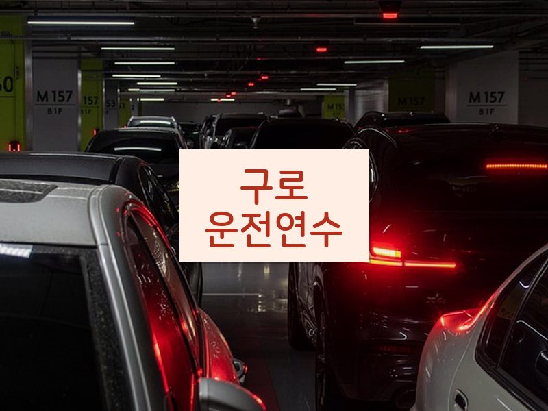 구로운전연수 후기