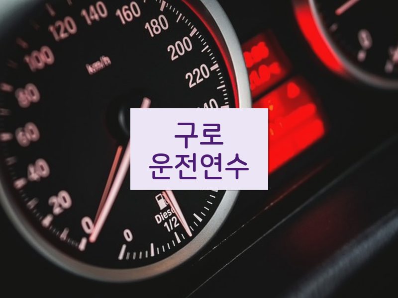 구로운전연수 후기