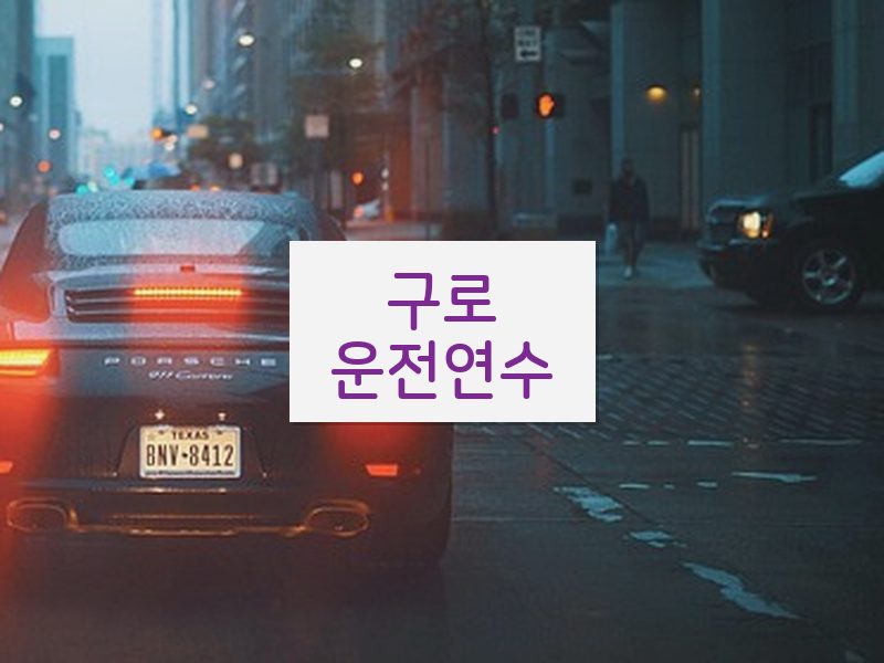 구로운전연수 후기