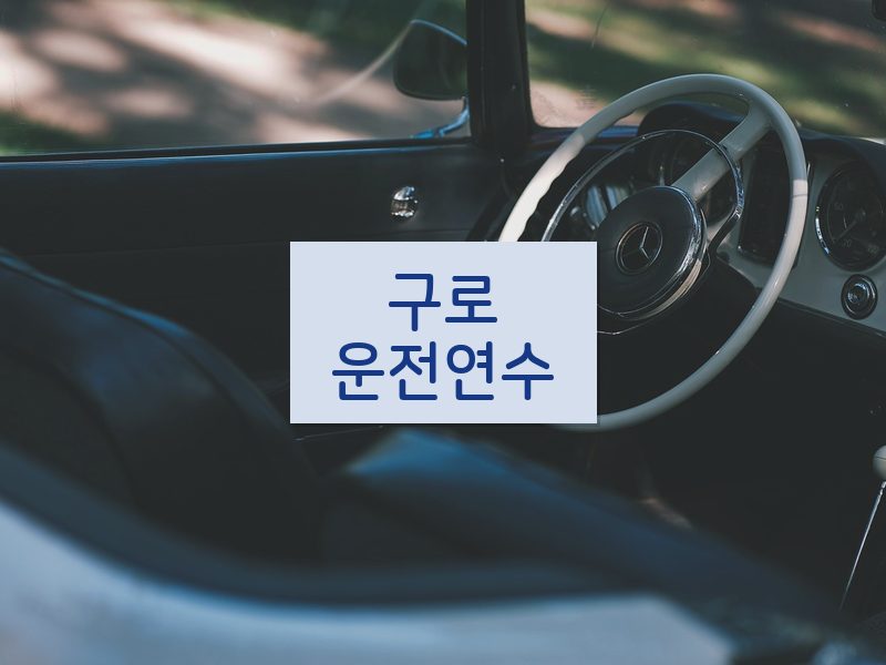 구로운전연수 후기
