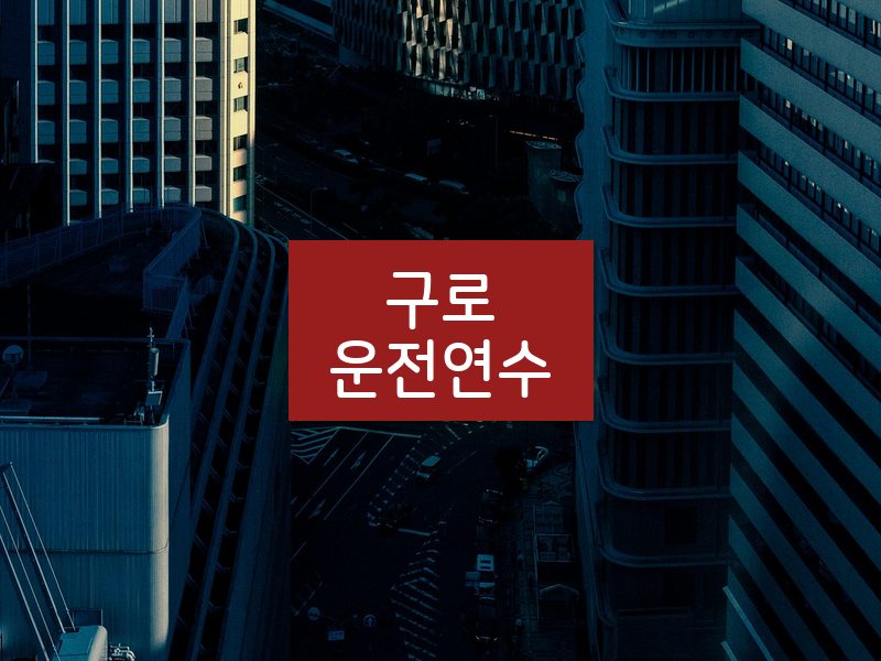 구로운전연수 후기