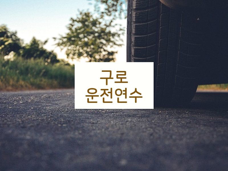 구로운전연수 후기