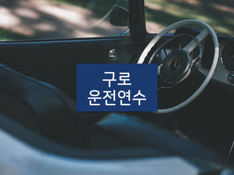 구로운전연수 후기