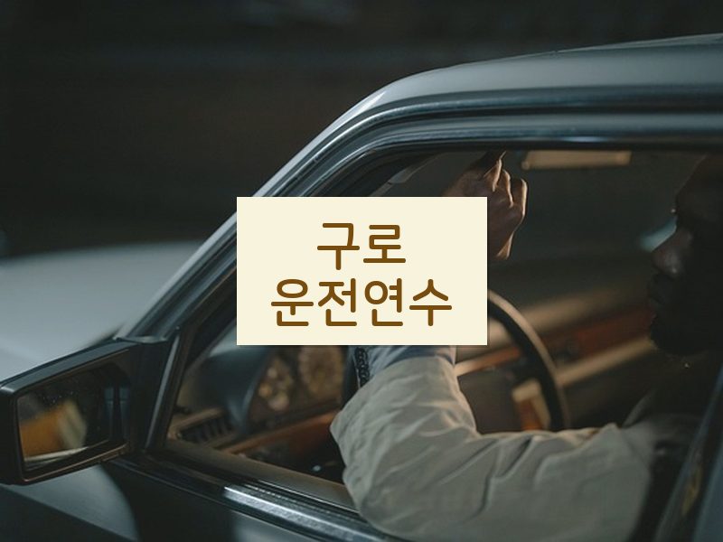 구로운전연수 후기