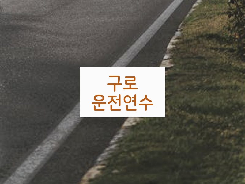 구로운전연수 후기