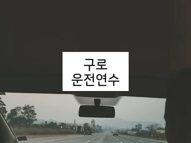 구로운전연수 후기