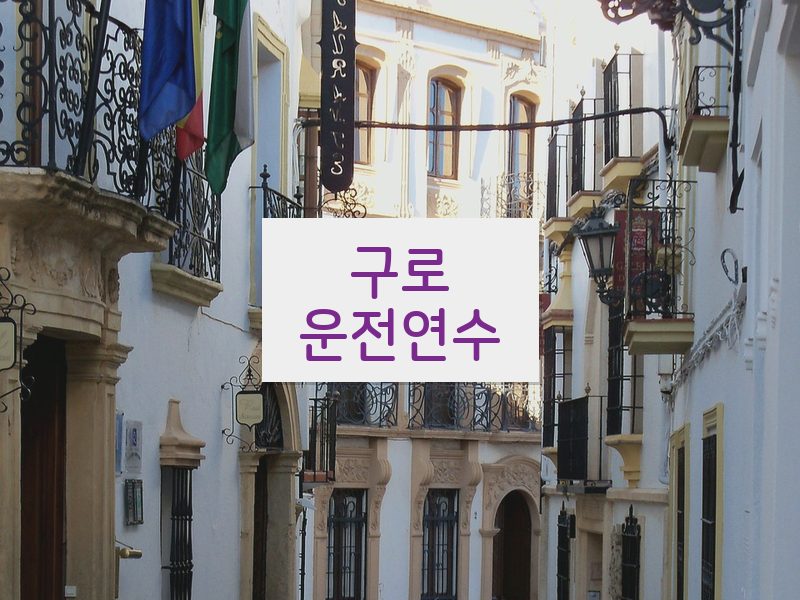 구로운전연수 후기