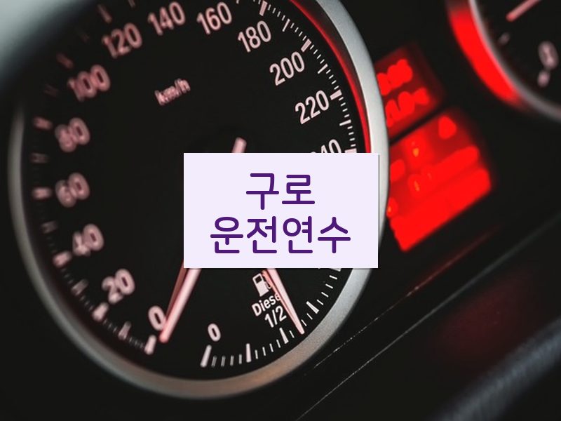구로운전연수 후기