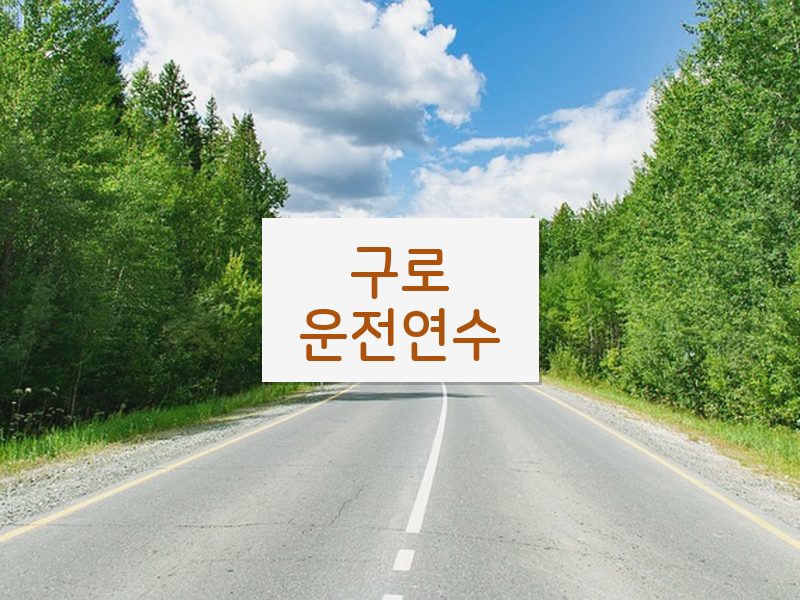 구로운전연수 후기