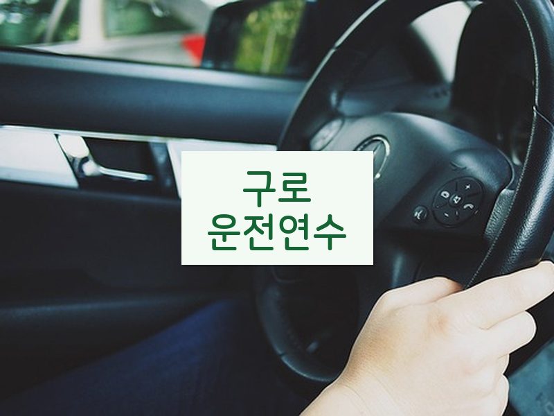 구로운전연수 후기