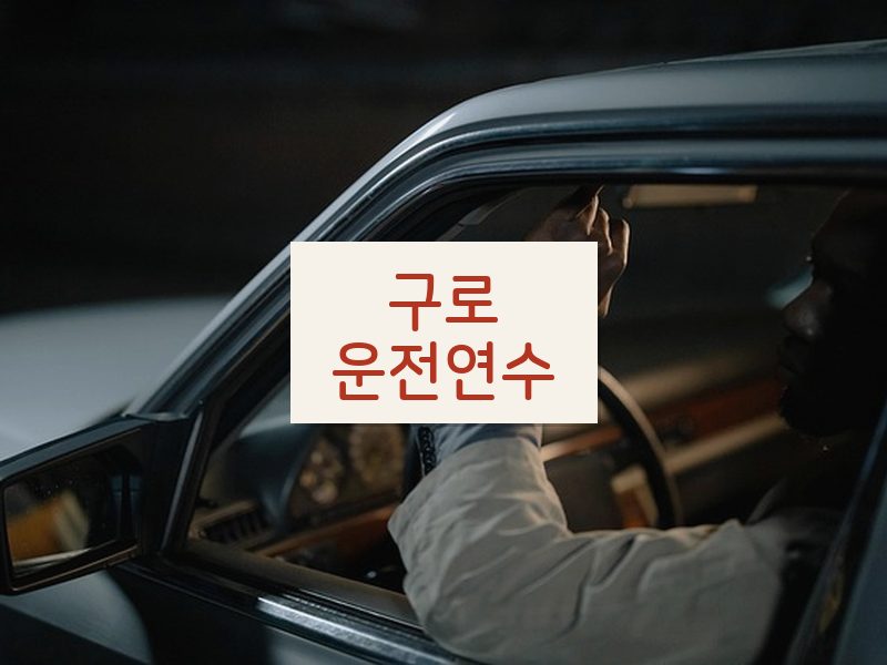 구로운전연수 후기