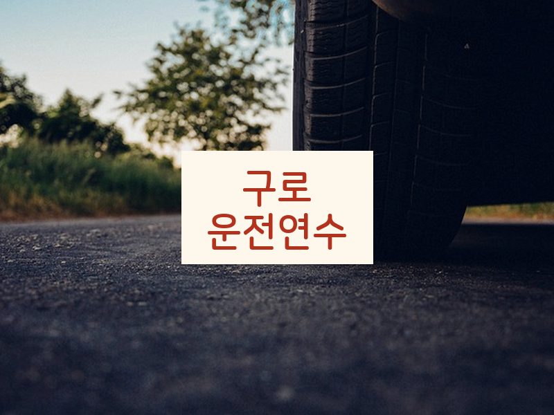 구로운전연수 후기