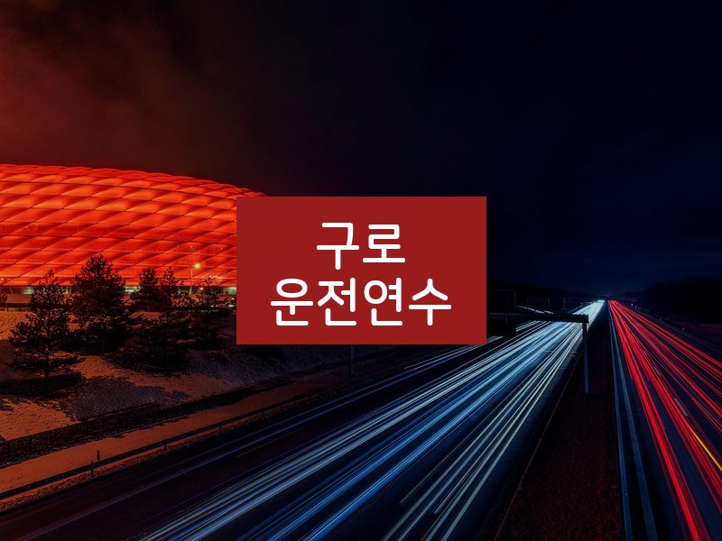 구로운전연수 후기