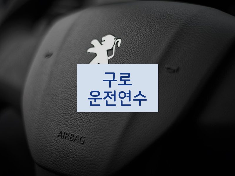 구로운전연수 후기